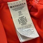 Athleta  Crossed Bikini Top Size XXS  Vermillion Orange Cup A-C UPF Protection Photo 5