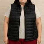 Aeropostale NWT Women's Size XL Black Sleeveless Full Zip Puffer Vest Photo 0