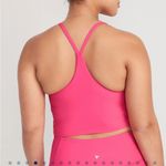 Old Navy Pink halter cropped workout tank Photo 1