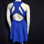 Lulus  Blue Open Back Dress (Small) Photo 4