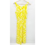 Ann Taylor  Womens Yellow Floral Maxi Dress Size 2 Boho Vaca Summer Cruise Photo 10