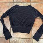 Spiritual Gangster , ribbed faux wrap, front, long sleeve size xs Photo 3