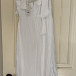 Francesca's  Dress White Bow Tie Photo 0