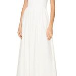 Farm Rio NWT  Stretch Linen Blend Cami Maxi Dress Size S Classic Off White Photo 4