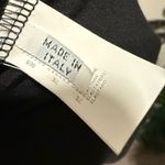 La Perla  sheer gold filigree appliqué chic Elegant Black fitted dress NYE LBD Photo 11