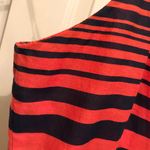 Gap Sleeveless Pocket Striped Maxi Dress Navy Blue Red 4 Photo 7