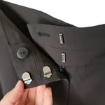 Calvin Klein Black Straight Leg Classic Minimal Trousers Dress Pants Size 8 Photo 5