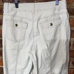 kim rogers  Beige Capri Cropped Pants Women's Size 8 Photo 4