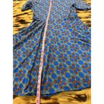 LuLaRoe  Yellow Green Paisley Floral Print Dress‎ Size 2XL Cottagecore Colorful Photo 5