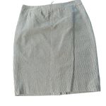 J.Crew Black and White Striped Pencil Skirt Photo 0