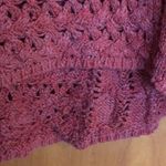 American Eagle Rust  crocheted sweater Photo 1