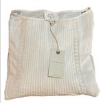 Lucky Brand NEW Pomegranate Inset Cotton Peasant White Cottagecore Eyelet Top XS Photo 3