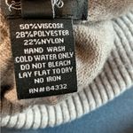 Women’s Gray Cowl neck Poncho‎ Sweater Size L Photo 4