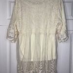Andthewhy Chic Ivory Lace Dress Photo 1