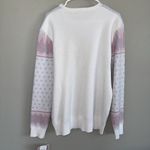 Sanrio NWT Hello Kitty Ski Club Snow Angel Crew Sweatshirt Woman Junior S Pink Photo 2