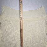 POL  Ivory Crochet Knit Duster Cardigan Sweater lightweight feminine Sz M dainty Photo 7