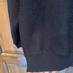 Cezanne Vintage 80’s Sweater Black Gold Geometric Pattern Pullover Size Large Photo 5