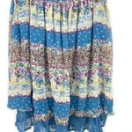 MIne Bow Polka Dots Sleeveless Blue Dress Sz S Photo 2