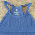 Free People Happiness Runs Crop Tank in Coastal Blue XS/S Photo 5