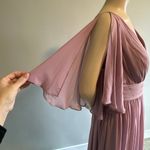 Azazie  Temeka Vintage Mauve A-Line Ruched Chiffon Dress Photo 9