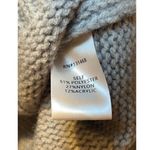 fab'rik Chunky CableKnit Crewneck Sweater Pearl Puff Sleeve Gray Old Money|Quiet Luxury‎ Photo 7