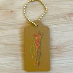 Coach  Limited Edition Bag Charm Logo Gold Chain Hawaii Stamp Large Size Photo 0