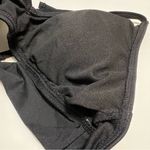 Kona Sol Tie Front Halter Bralette Bikini Top Black NWOT S Photo 4