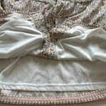 Entro Dress Cream Multicolor Floral Half Sleeve Button Front Boho Tunic Large Photo 9