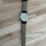 Jacques Du Manoir Ladies Watch Rare Black Leather Strap Date Window Quartz Photo 5