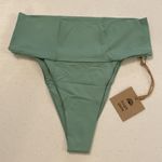Free People Toast swim x SIGNATURE BANDED WAIST - BOTTOM MING green size XS nwt Photo 0