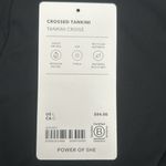 Athleta  crossed tankini top size L Photo 4