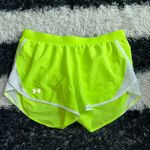 Under Armour Neon Yellow/Green Running Shorts, Large Photo 0