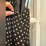 Eliza J Vintage  Black Polka Dot Chiffon Retro Pinup Midi Dress Plus Size 16W Photo 5