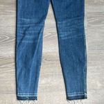 AYR  The Riser Skinny Jeans High Rise Stretchy Denim Raw Hem Neon Jupiter Photo 13