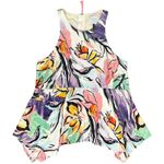 HD in Paris Anthropologie  Lucille Peplum Racer Back Pink Exposed Back Zipper 2 Photo 0