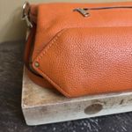 Coach Abby Duffle Tangerine Pebbled Leather Convertible Shoulder Bag Purse Tote Photo 9