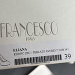 Francesco Italy pearl shimmer white pump Size 8.5 Photo 5