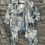 Kathmandu Imports Blue Patterned Women's Kimono  Size S/M By Kathmandu  Photo 0