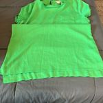 JCrew Factory Short Sleeve Blouse Green Size XS Photo 8