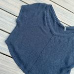 Free People Grey Chunky Knit Tee Size XS Photo 3