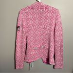 Odd Molly Cardigan Size 2 Pink Cotton Knit Fair Isle Wrap Tie Sweater 233 Photo 2