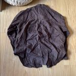 J.Crew Etienne Oversized Fit Linen Shirt in Brown Photo 2