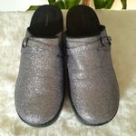 Lands' End New! Silver Lavender Clogs Photo 2