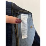 Spanx  Jeans Womens Medium Dark Wash Distressed Skinny High Rise Pull On Raw Hem Photo 3