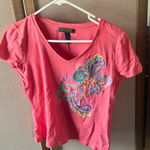 Ralph Lauren Lauren  Embroidered and embellished Women's Top petite medium Photo 0