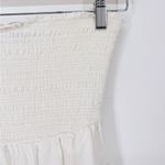 Thakoon Collective Eyelet‎ Tie Waist Dress White Strapless Cotton Sz 0 Photo 5