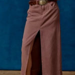 Urban Outfitters 🌸NWT  BDG BROWN MAXI DENIM SKIRT SIZE SMALL 🌸 Photo 0