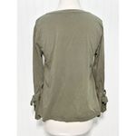 August Silk  Women's Crew Neck Tie Sleeve Pullover Top‎ Olive Green Size Large Photo 3