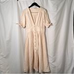 Free People  Cotton Button Front Midi Dress
Cottagecore Cotton Boho Bridal Small Photo 6