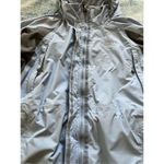 The North Face  Light Blue Dark Gray Color Block Waterproof Hyvent Jacket M Photo 5